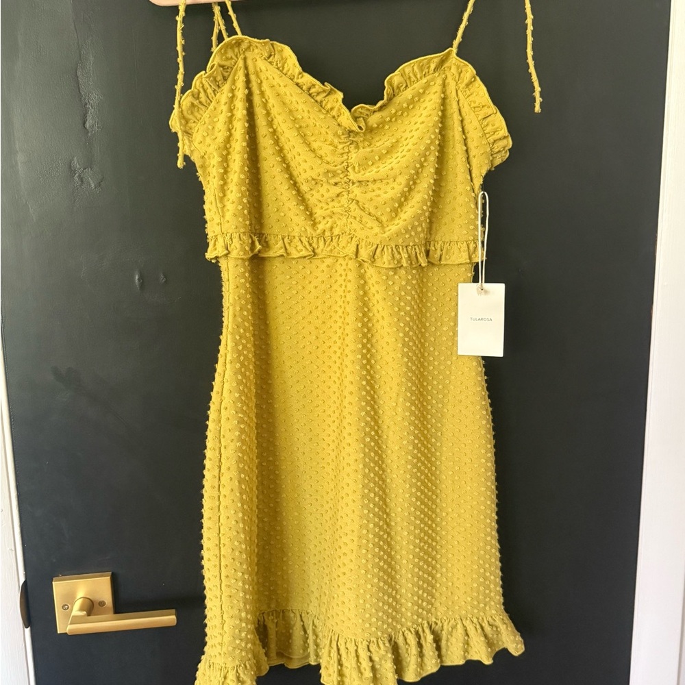 Yellow-Green Textured Sundress